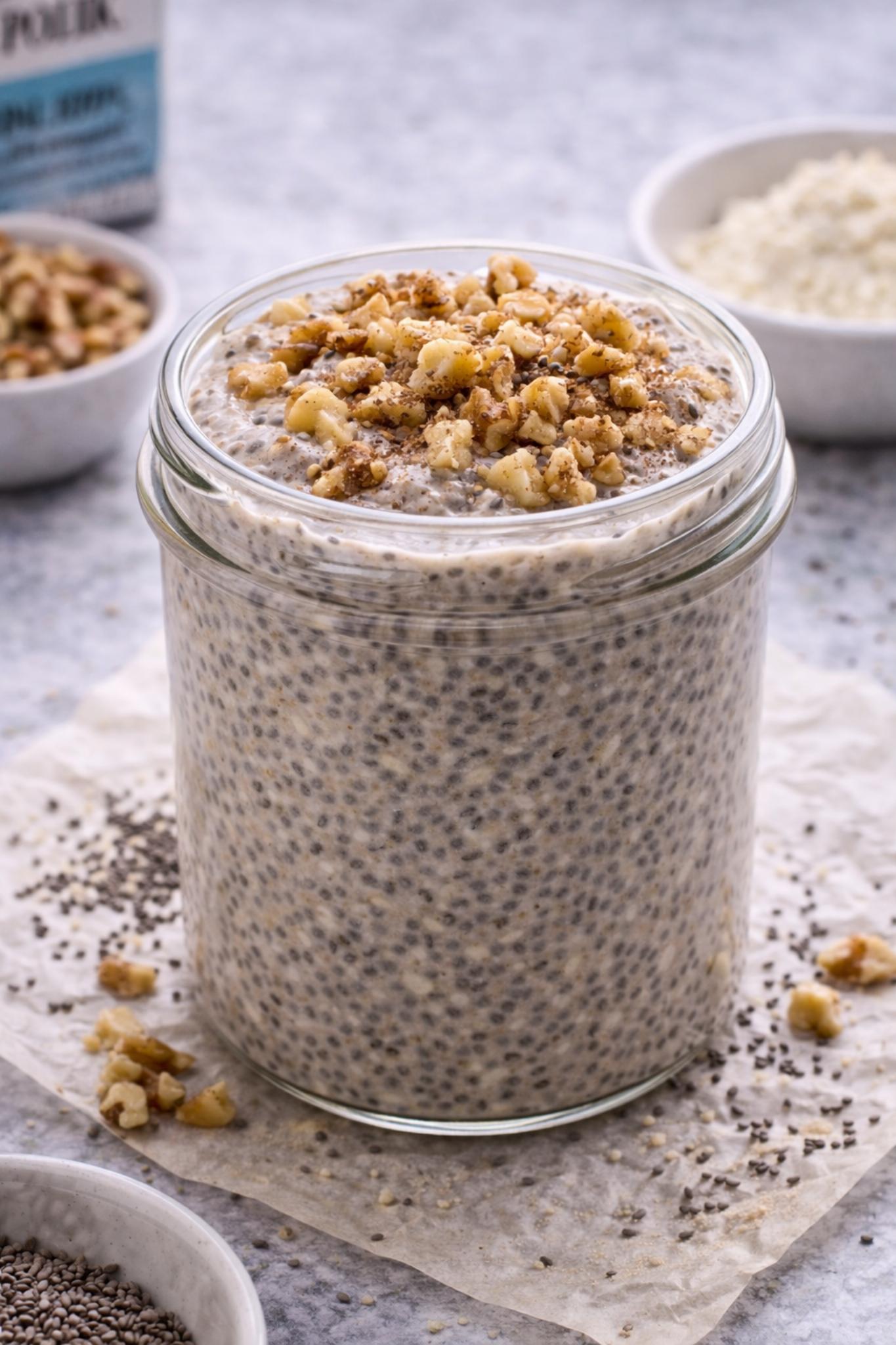 Keto proteinski puding (chia)