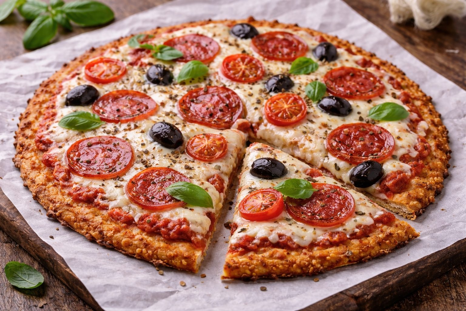 Keto pizza (tijesto od karfiola)