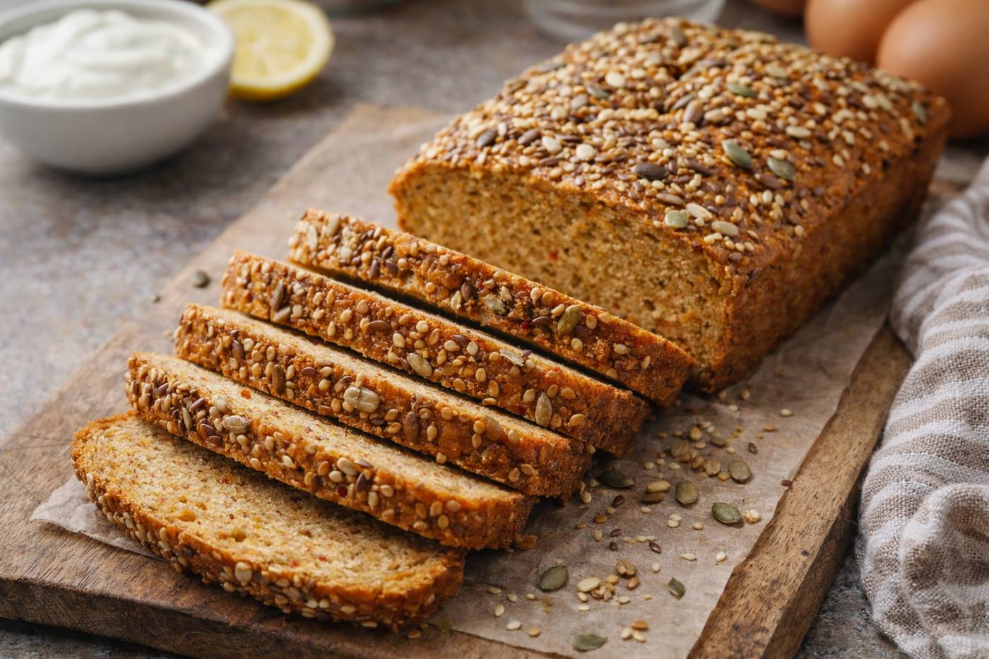 Proteinski hljeb od leće (bez brašna i glutena)