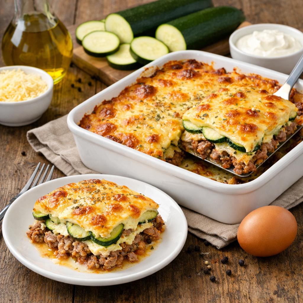 Keto musaka od tikvica