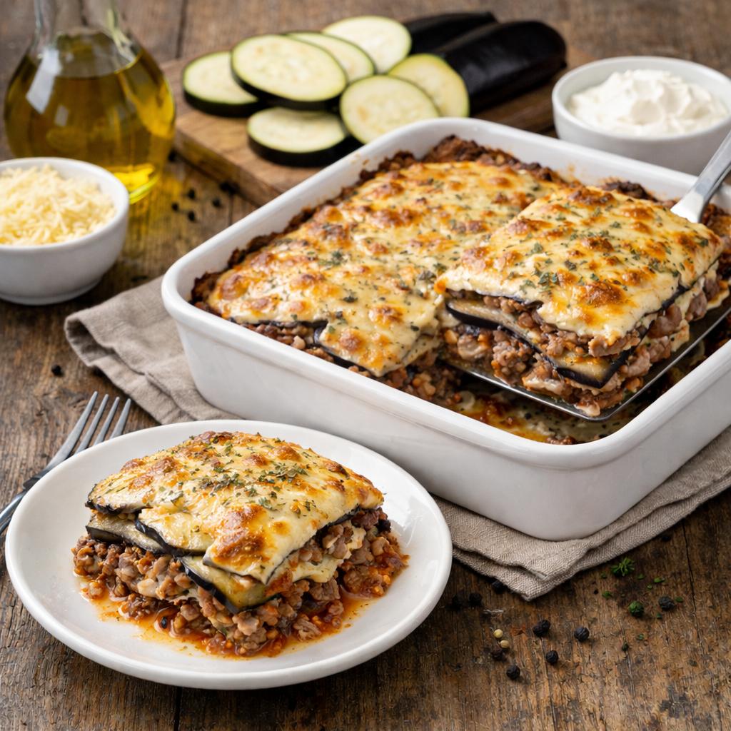 Keto lazanja od patlidžana